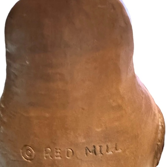 VTG Hand Carved Duck Pecan Shells & Resin Red Mill MFG Decoy Shelf Hunting Decor - Picture 12 of 14